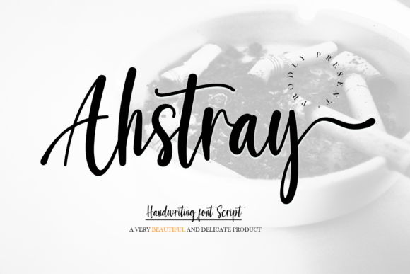 Ahstray: Elegant Script Font for Crafters