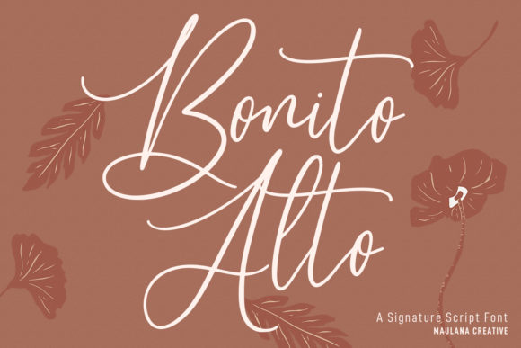 Alto Bonito: A Stylish Script Font