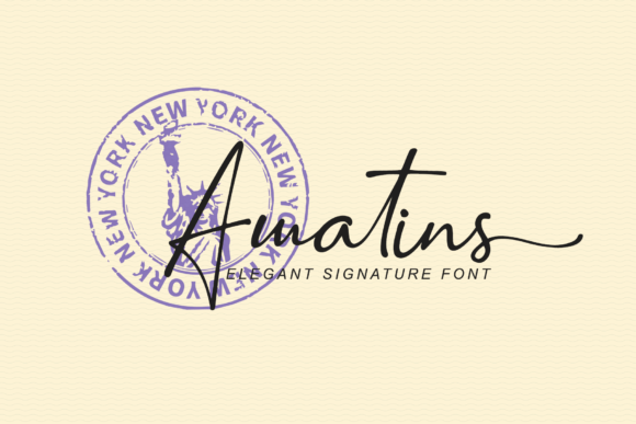 Amatins: A Dazzling Script Font