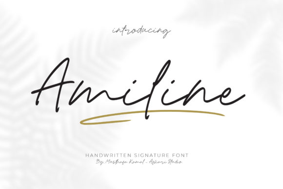 Amiline: A Script Font for Bold Campaigns