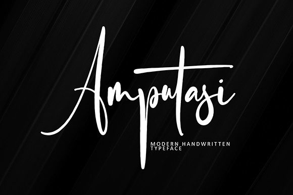 Amputasi: A Stylish Script Font