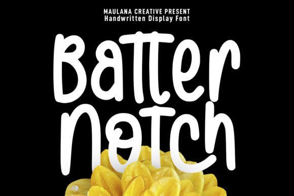Batternotch: A Handwritten Font for Creative Makers