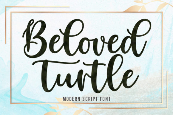 Beloved Turtle: A Stylish Script Font