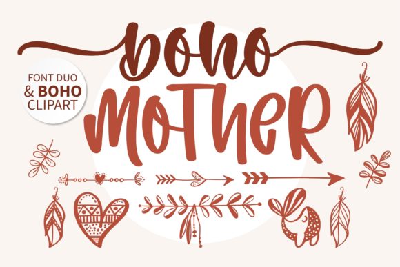 Boho Mother Font for Creative Makers