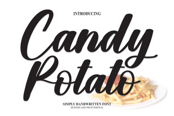 Candy Potato: A Delicate Script Font