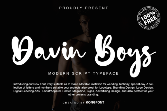 Davin Boys Font for Web Design