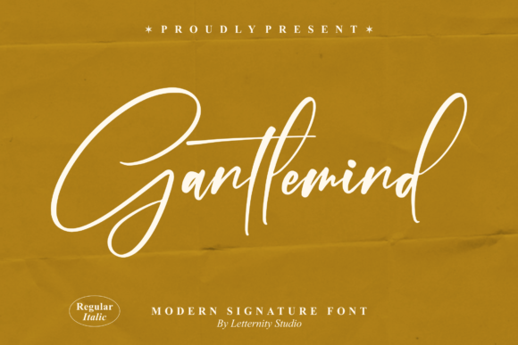 Gantlemind: A Stylish Script Font for Web Design
