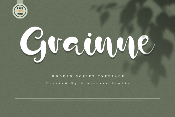 Grainne: A Flowing Script Font for Creative Projects