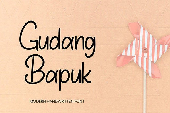 Gudang Bapuk Font for Creative Makers