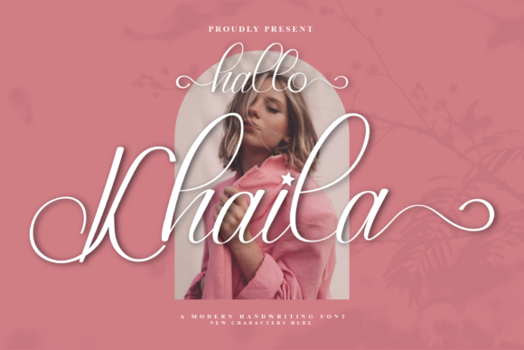 Hallo Khaila: A Graceful Script Font