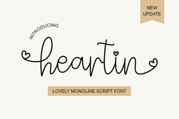 Heartin: A Beautiful Script Font for Business