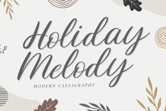 Holiday Melody: A Script Font That Dances