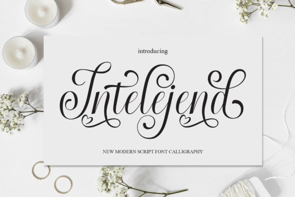 Intelejend: A Script Font for Web Design