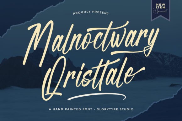 Malnoctwary Qristtale: A Script Font for Polished Branding