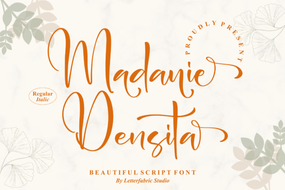 Medanie Densita: A Stylish Script Font