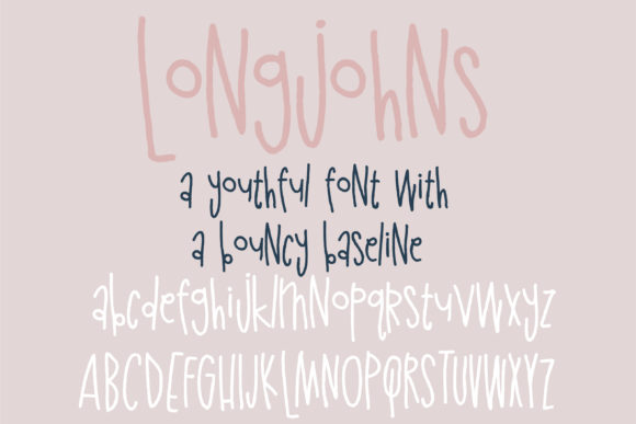 PN Longjohns: A Script Font for Relaxed Design