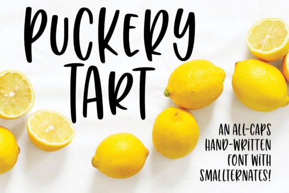Puckery Tart Font: A Zesty Script for Digital Design
