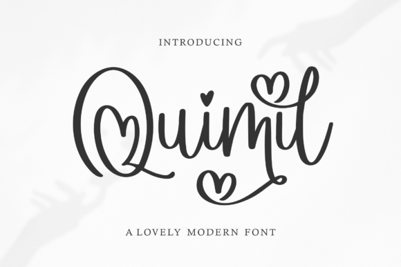 Quimil: Elegant Script Font for Creative Projects