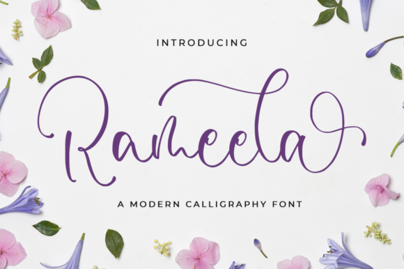 Rameela: A Script Font for Elegant Campaigns