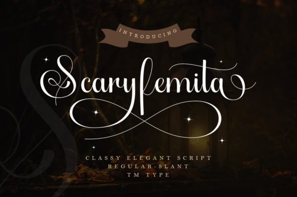 Scaryfemita: A Bold Script for Creative Projects