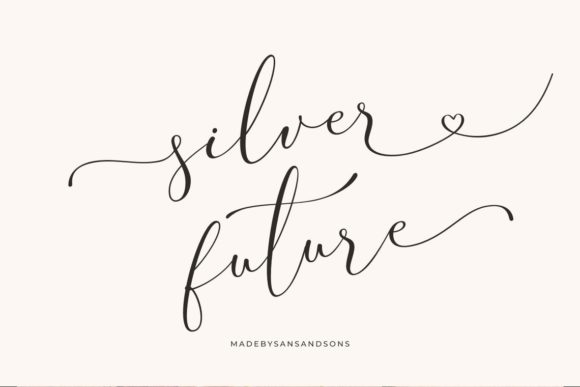 Silver Future: A Graceful Script Font