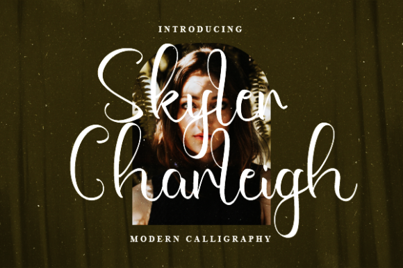 Skyler Charleigh Font for Editorial Design