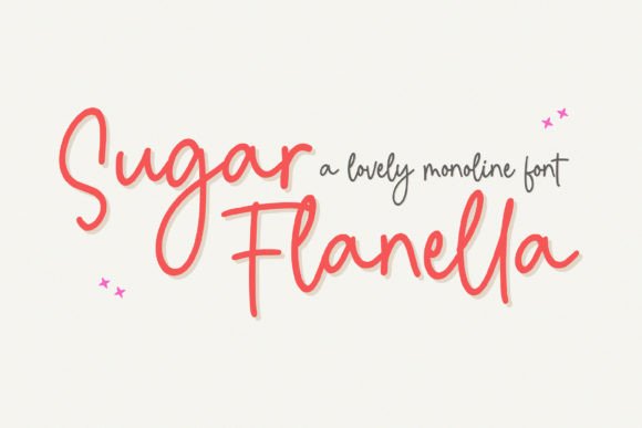 Sugar Flanella Font Review