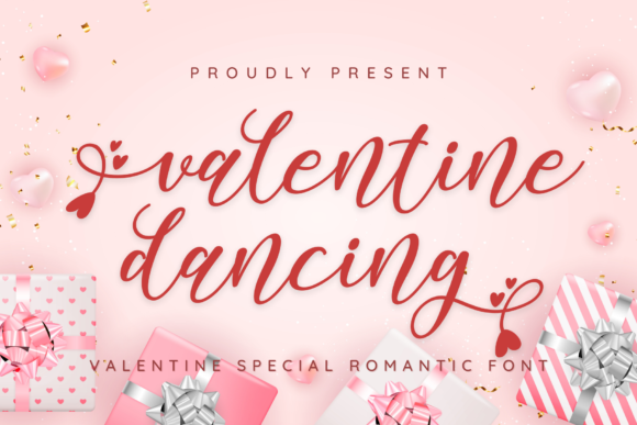 Valentine Dancing Font for Creative Campaigns
